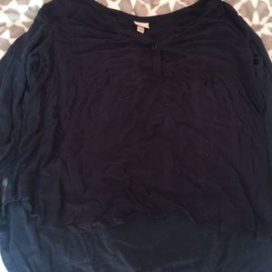 Navy blue Merona pocket shirt